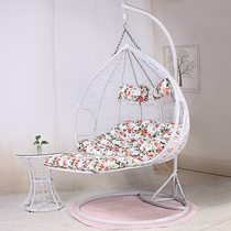 Rough trembles single hammock swing indoor balcony rattan chair lazy hanging basket hanging chair rocking chair lounge Birds Nest Coffee Table