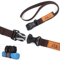 Outdoor travel strap buckle buckle type suitcase belt buckle buckle fixed cargo nylon belt tie rope