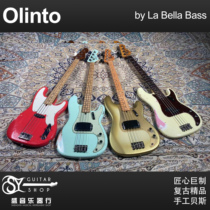 2021 Olinto By La Bella OPB P PJ NYC Bass beauty handmade boutique electric Bass