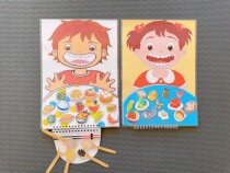 Children's Early Education Feeding Good Habits Develop Quiet Books Finished Wash Face Brush Your Eyes Feeding Sticker Books Toys