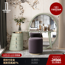 Methodist light luxury solid wood dressing table 2021 new bedroom simple dressing table modern high-end furniture New C12