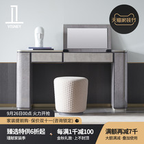 Methodist light luxury solid wood dressing table creative flip design bedroom simple wind multifunctional dressing table combination C5
