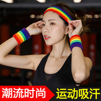  Wrist cover protection wrist headgear female fashion trend hip-hop fitness thin ins tide cute wild breathable