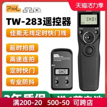 Color TW-283 Wireless shutter cable DSLR fixed delay remote control Canon EOS R 6D2 5D3 5D4 5D2 6D 80D 850D 800