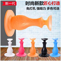 Entry door Anti-door Anti-collision door and window suction cup silicone door suction free punching toilet muted rubber mat handle