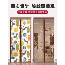 Door mosquito net Mosquito anti-mosquito door curtain 2020 spring mesh screen doors and windows paste personality breathable magnetic 
