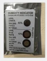 Humidity card 3 points environmental humidity card three point cobalt free humidity card indicator card 5% 10% 60% Brown