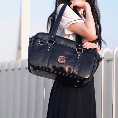 taobao agent Genuine student pleated skirt, polyurethane handheld base shoulder bag