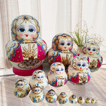 Russian doll 20-layer 15-layer pure handmade wood products holiday gifts for childrens educational toys