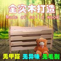 Kindergarten afternoon bed sleeping solid wood cot bed for childrens lunch break wooden bed nursery bed for baby
