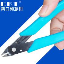 DKT-170II electronic cutting pliers imported manganese steel wisher 5 inch mini pliers model pliers DIY water mouth pliers