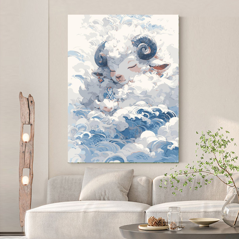 羊数字油画-羊数字油画促销价格、羊数字油画品牌- 淘宝