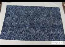 Jiangsu Nantong Blue indigo batik printing flowers birds and animals old quilt C94 size 218*137cm