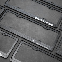 Applicable Mercedes license plate frame New E-class S-class C-class A-class B-class GLC GLA GLE GLK GLS license plate frame