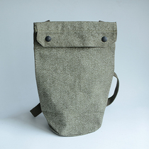60s Swiss pepper salt satchel bicycle messenger bag heavy canvas bag antique bag classic design locomotive fan