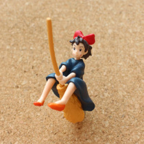1 Little Witch Qiqi pushpin message cork board scene Wall felt board photo decoration cartoon pushpin