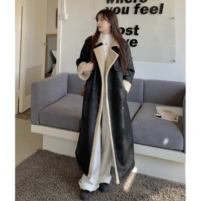 taobao agent Demi-season woolen coat, long classic suit jacket, top, plus size, long sleeve, mid-length