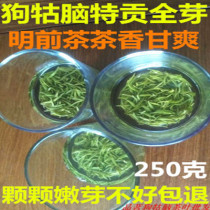 2021 New tea Jiangxi Suichuan Dog brain tea Green Tea Mingqian Spring Tea Special premium whole bud 250g send can