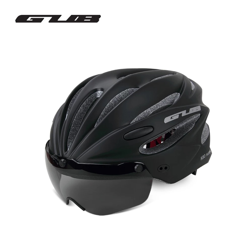 GUB Bicycle Helmet with Windscreen Integrated Forming Safety Cap Mountain Highway Bicycle Riding Equipment Genuine Package
