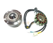  Lifan KPT200 magnetic motor assembly KPS KPR KPM200 Magnetic cylinder coil start disc transcendental clutch