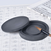 High-end room painting writing inkstone plate high seal ceramic calligraphy and painting