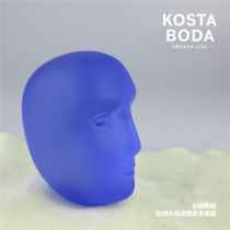 KOSTA BODA Swedish crystal art glass Brains ornaments Bertil Vallien master signature
