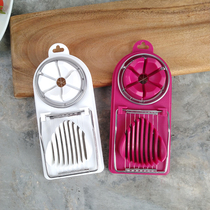 Stainless steel multi-function egg cutter Preserved egg split two-in-one Songhua egg split flap cutter