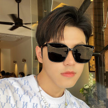 Polarized sunglasses Korean tide men driving UV protection 2021 New Big Frame big face thin sun glasses female summer