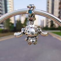  Bi Hunter s925 Silver Laurel dog pendant Bracelet string pendant jewelry