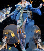 Dragon sister cos suit rental King glory dance fire dance cos time record Charm game suit rental