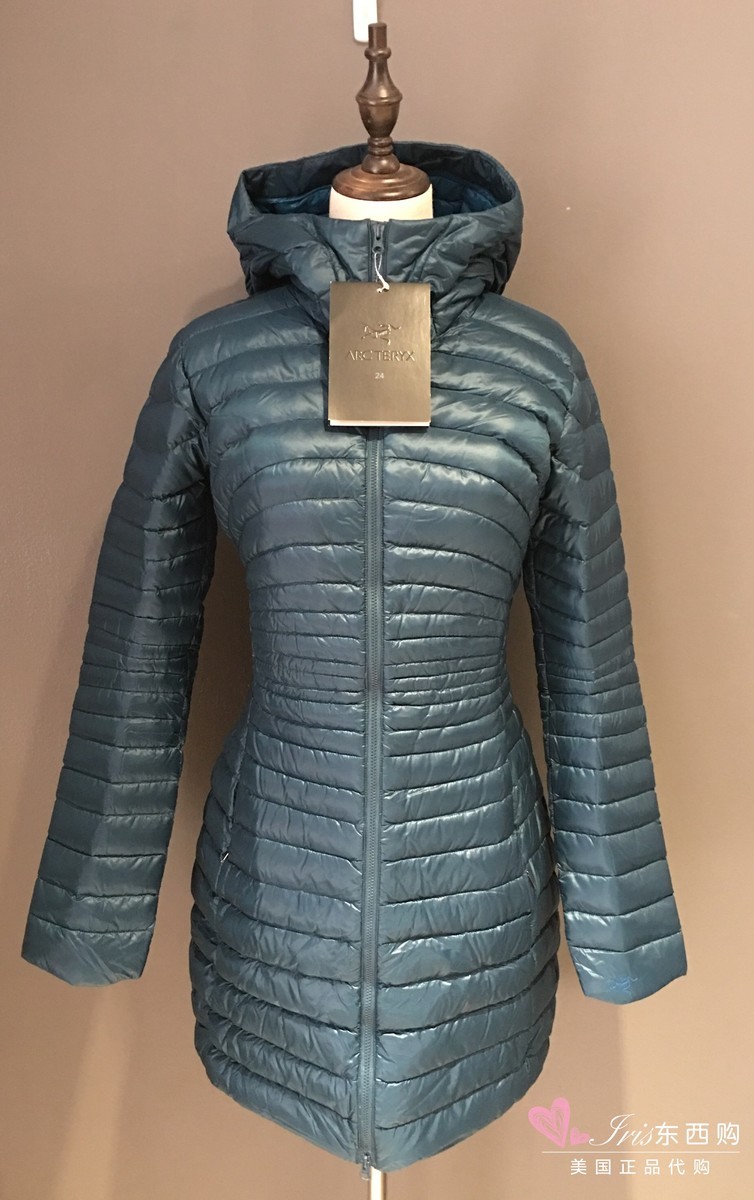 American genuine purchases of primogenitor women's Nuri Coat thin medium-long down jacket 14587
