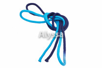 Alyssa professional art gymnastics rope Advanced Hemp two-color-dark blue light blue