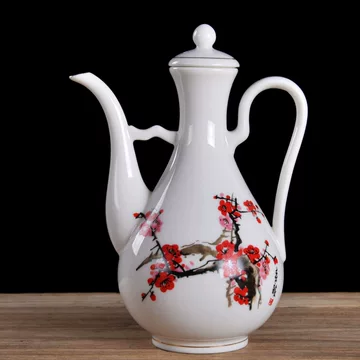 付け染めう(青花瓷酒壶） 青花魚藻文酒会壺 | 景徳鎮窯 | 収蔵品詳細 | 作品を知る | 東京富士