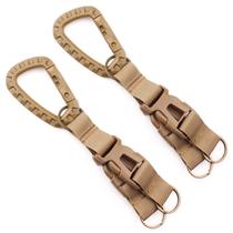 Outdoor tactical mountaineering chain keychain belt buckle special service belt hook large D buckle pendant accessories backpack accessories