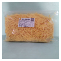 Miaokolando yellow Cheddar cheese shredded 2kg orange Cheddar cheese shredded brushed gold pizza baked rice baking raw materials