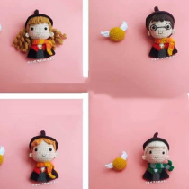 Handmade DIY crochet doll 413 Harry Potter brooch Chinese electronic illustration tutorial doll popular recommendation