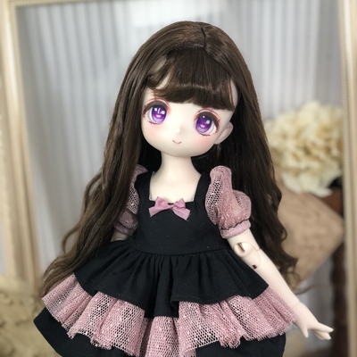 taobao agent [Wig] Two free shipping 6 minutes, 4 minutes, 3 minutes, BJD bear girl bear egg wigs, milk silk, hard shell reservation