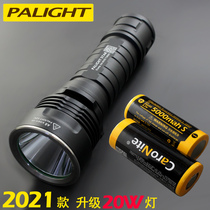 Ba light 26650 strong light flashlight rechargeable long range home led outdoor t6 mini riding flashlight body defense