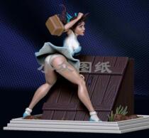 D000649 sexy Dorothy table game game chess 3D printing model STL hand-held high-precision material file
