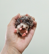 Together made original twisted stick hedgehog material package handmade doll plush doll homemade doll with peripheral props