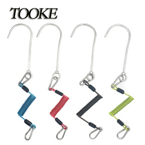 TOOKE submersible spring single flow hook 316 stainless steel flow hook Anti-corrosion top flow submersible flow hook hook hook