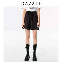 Dazzle Disu 2020 spring new Bermuda Short drawstring green casual pants women 2c1q1091f