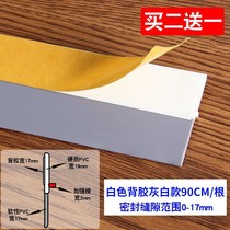 Door foot stop slit clamp lock door bottom filling pad plug door anti-rat caulking Agent#