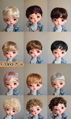 taobao agent Takeya Bamboo House Collection BLYTHE BJD Sanpu Uncle's head nodes qbaby wig rolling hair explosion