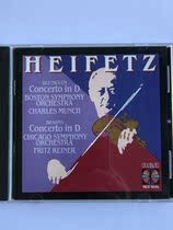 Famous classical violin concerto Beethoven Brahms Heifetz direct engraved CD