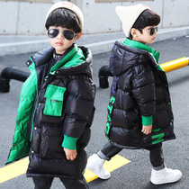 South Korean boy 2021 new autumn and winter childrens down cotton padded clothes thick cotton coat