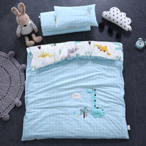 Cotton kindergarten six-piece cotton quilt Three-piece childrens nap quilt with core baby bedding summer