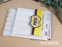 Hotel shower curtain reinforced buttonhole polyester waterproof Yin and Yang strip shower curtain five colors multiple sizes optional