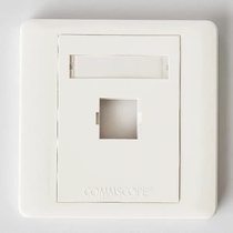commscope commscope Single Port Panel Type 86 Network Information Socket RJ45 11 Computer Phone Wall Switch