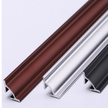 Self-adhesive corner wood floor Press strip aluminum alloy edge strip ceiling decorative line thickened Triangle bead